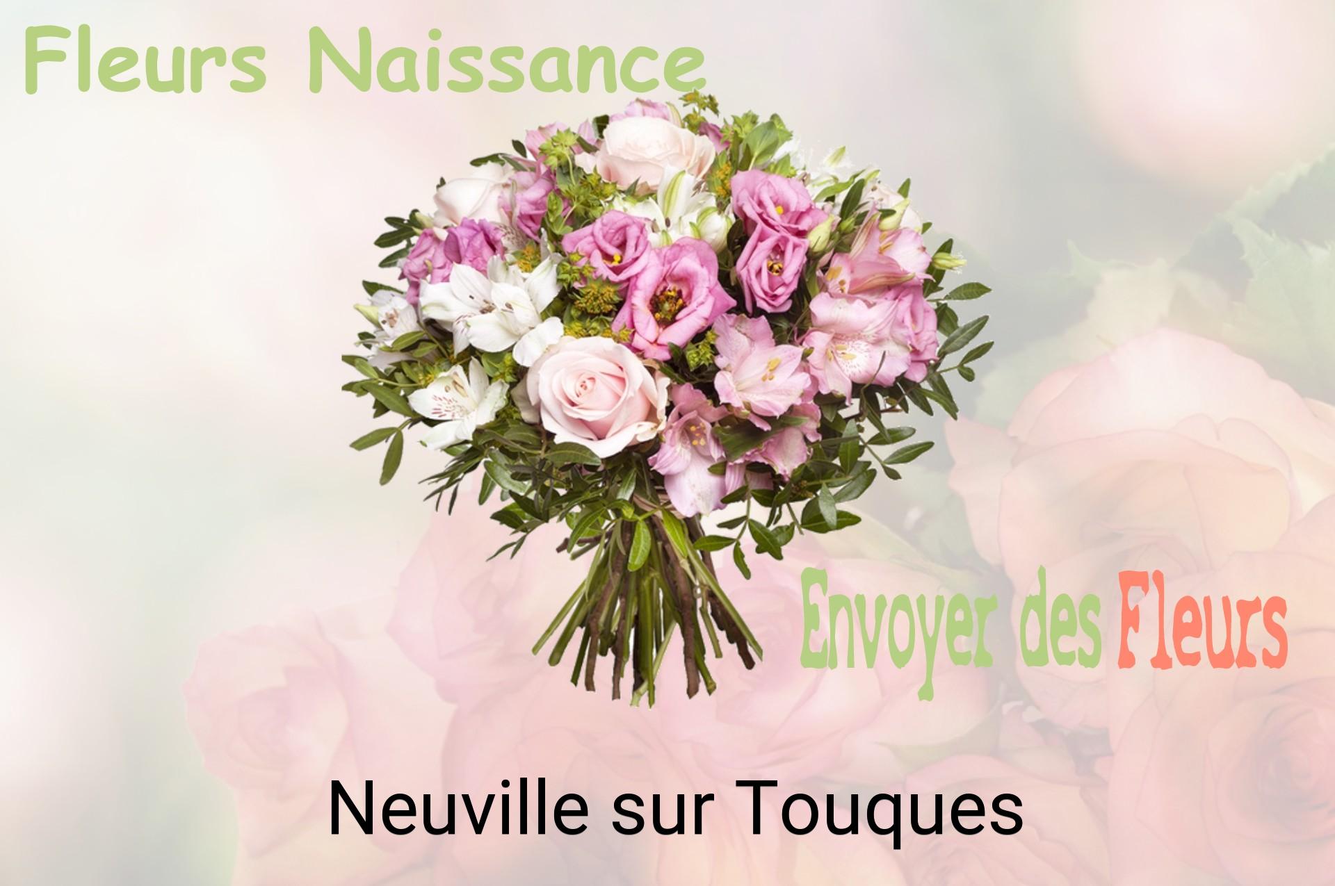 Bouquet de fleurs de naissance livré à Neuville-sur-Touques
